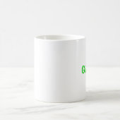 Tasse Gilbert Nom Texte Vert (Centre)