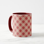 Tasse Gingham Campagne (Devant gauche)