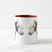 Tasse gitane de chevaux de peinture (Centre)