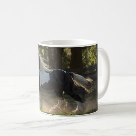 Tasse gitane d'étalon de Vanner d'or gitan (Devant droit)