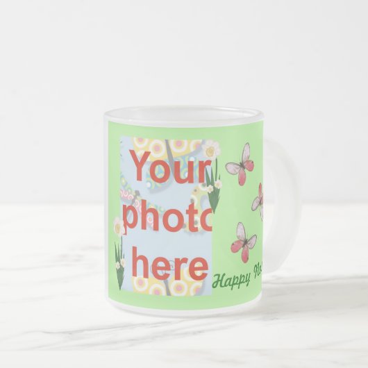 Tasse Givré سالنومبارک heureux persan de Norooz de nouvelle (Devant droit)