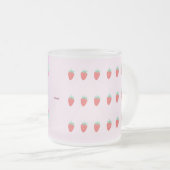 TASSE GIVRÉ イチゴ柄がかわいい ピンク♡ (Devant droit)