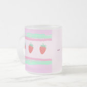 TASSE GIVRÉ イチゴ柄がかわいい ピンク♡ (Devant gauche)