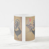 Tasse Givré 大鶏雌雄図 , Itoh Gyakucyu (Devant gauche)