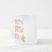 Tasse Givré 100% Cette Sorcière | Rétro (Devant gauche)