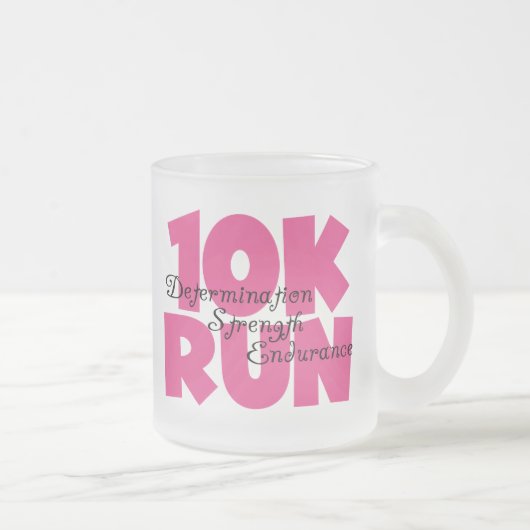 Tasse Givré 10K Run Sport Rose (Droit)