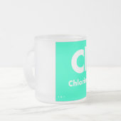 Tasse Givré 17 Tableau du chlore | des éléments périodique (Devant gauche)
