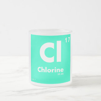 Tasse Givré 17 Tableau du chlore | des éléments périodique