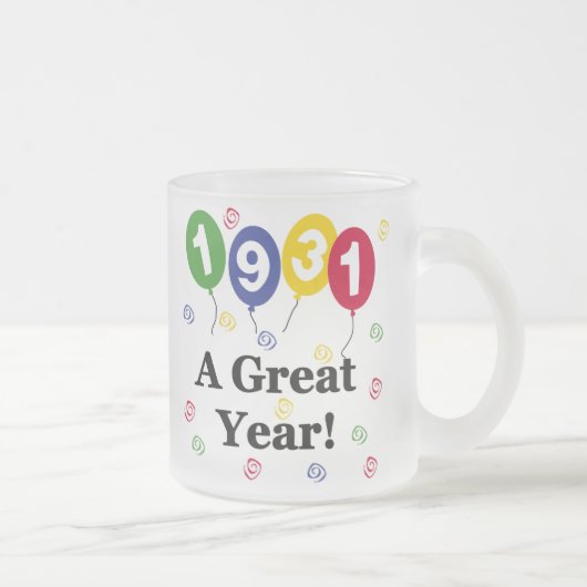 Tasse Givré 1931 un anniversaire de grande année (Droit)