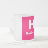 Tasse Givré 1 Tableau de l'hydrogène | des éléments périodique (Devant gauche)