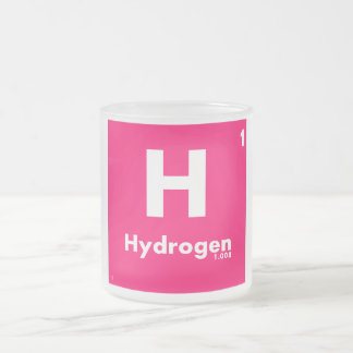 Tasse Givré 1 Tableau de l'hydrogène | des éléments périodique