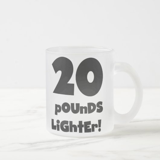 Tasse Givré 20 Livres Plus Léger (Droit)