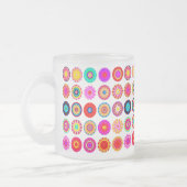 Tasse Givré 25 Mandalas fractales - Customisé (Gauche)