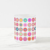 Tasse Givré 25 Mandalas fractales - Customisé (Centre)