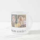 Tasse Givré 3 Collage photo Meilleure maman jamais (Devant droit)