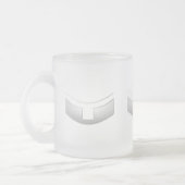 Tasse Givré 3-D Look Silver Priest's ou ministre's Collar (Gauche)