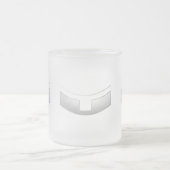 Tasse Givré 3-D Look Silver Priest's ou ministre's Collar (Centre)