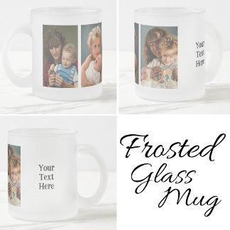 Tasse Givré 3 texte personnalisé sur photo 