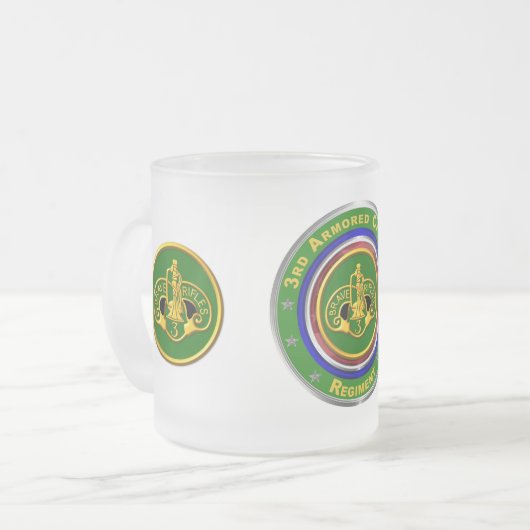 Tasse Givré 3e régiment de cavalerie blindée (Devant gauche)
