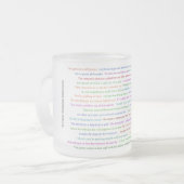 Tasse Givré 43 Drôle Pièce de conversation pour les expression (Devant gauche)
