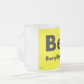 Tasse Givré 4 Tableau du béryllium | des éléments périodique (Devant gauche)