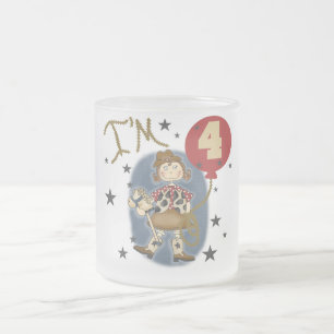 Tasse Givré 4e Cowgirl Tshirts et cadeaux d'anniversaire
