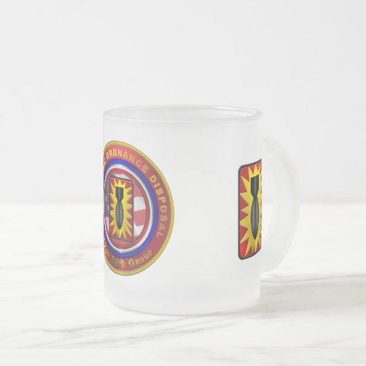 Tasse Givré 52e Groupe d'élimination des munitions explosives (Devant droit)