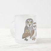 Tasse Givré 5 hiboux de Birdorable (Devant gauche)