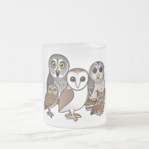Tasse Givré 5 hiboux de Birdorable