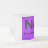 Tasse Givré 60 Tableau du néodyme | des éléments périodique (Devant gauche)