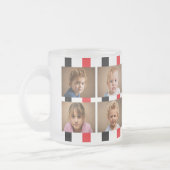 Tasse Givré 6 nom initial noir rouge (Gauche)