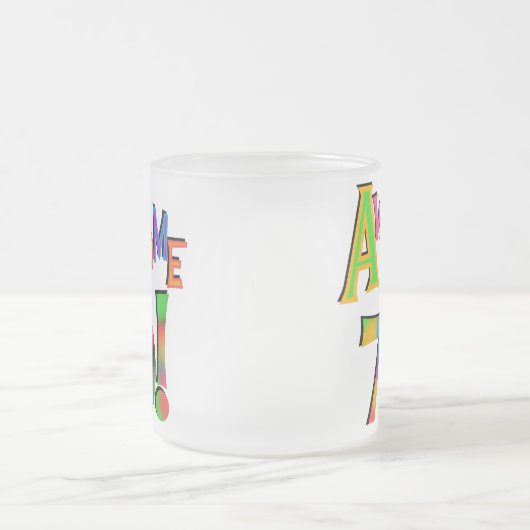 Tasse Givré 70 T-shirts et cadeaux impressionnants (Centre)