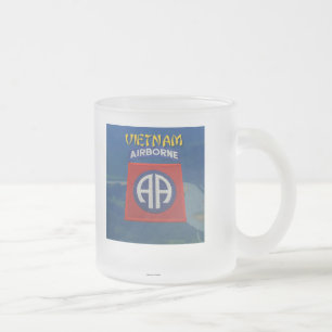 Tasse Givré 82e division aéroportée patchs de l'armée vétéran