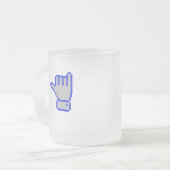 Tasse Givré 8 bits mou (Devant gauche)
