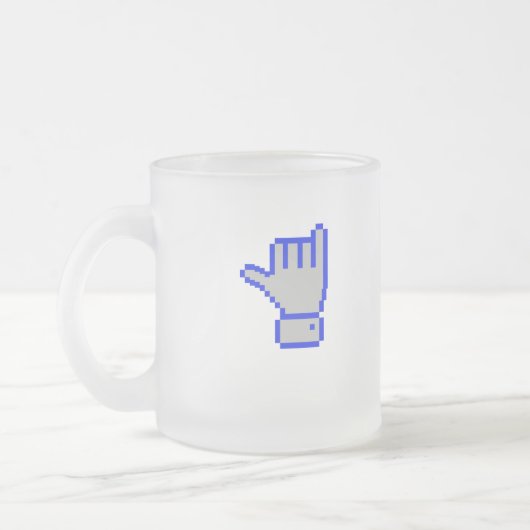 Tasse Givré 8 bits mou (Gauche)