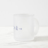 Tasse Givré À l'infini et au-delà (Devant droit)