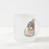 Tasse Givré Abeille de miel sur la fleur (Devant droit)
