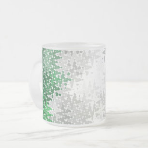 Tasse Givré Abstract Grayromantic Pride Flag