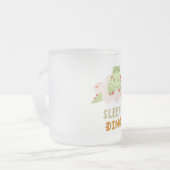 Tasse Givré "Adorable Dino vert dormant" (Devant gauche)