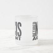 Tasse Givré Agent retiré de NCIS (Centre)