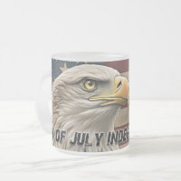 Aigle majestueux et drapeau – Esprit de liberté