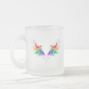 Tasse Givré Ailes arc-en-ciel douces