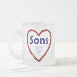 Tasse Givré Aimez mes fils