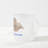 Tasse Givré Aimez mon Labrador (Devant droit)