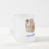 Tasse Givré Aimez mon Labrador (Devant gauche)