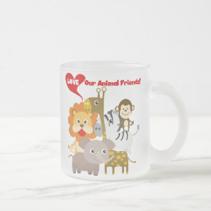 Tasse Givré Aimez nos amis animaux