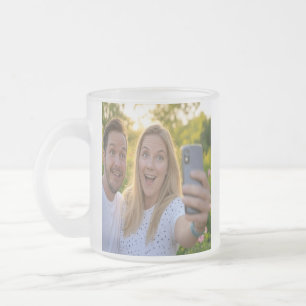 Tasse Givré Ajouter un selfie personnalisé