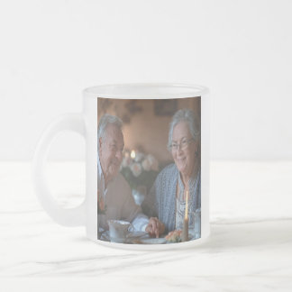 Tasse Givré Ajouter une photo d'anniversaire personnalisée