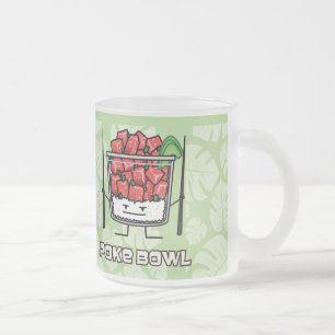 Tasse Givré Aku de baguettes de salade de poisson cru d'Hawaï