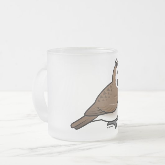 Tasse Givré Alouette à cornes (Devant gauche)